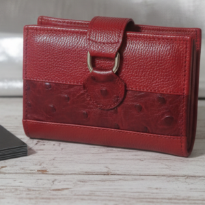 billetera urban chic en cuero para mujer